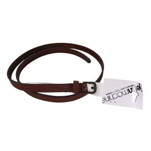 Jean Machine Skinny Leather Belt, NWT